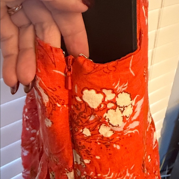 Free People One Shoulder Floral Boho Dress - Picture 4 of 6